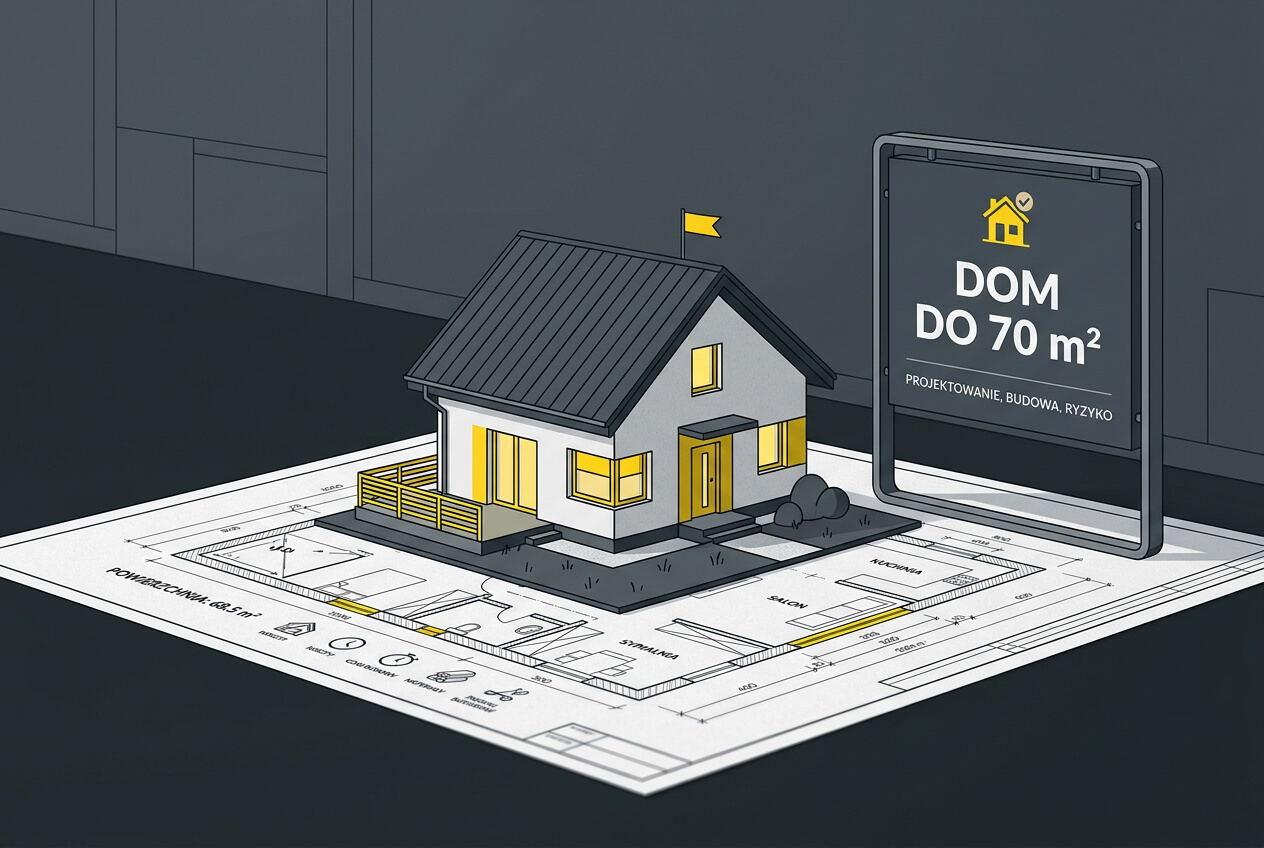 Dom do 70 m² bez kierownika budowy – czy warto zrezygnować?